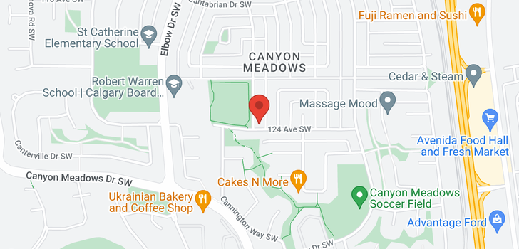 map of 12444 Cannes RD SW